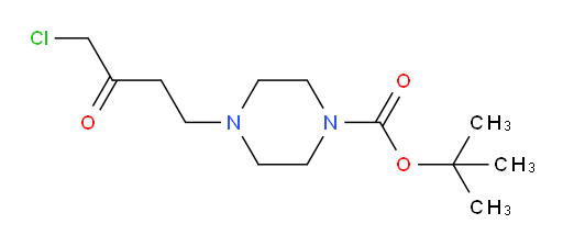 tert-butyl 4-(4-chloro-3-oxobutyl)piperazine-1-carboxylate