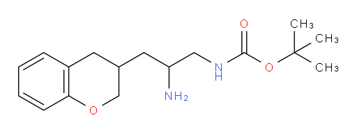 tert-butyl N-[2-amino-3-(3,4-dihydro-2H-1-benzopyran-3-yl)propyl]carbamate