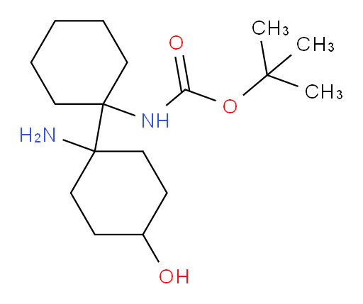tert-butyl N-[1-(1-amino-4-hydroxycyclohexyl)cyclohexyl]carbamate