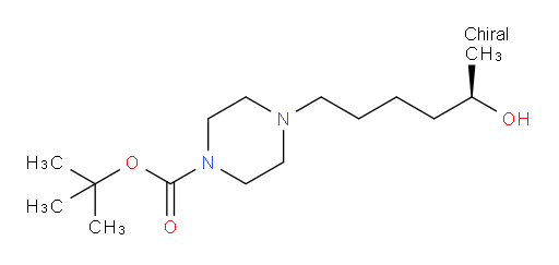 tert-butyl 4-[(5R)-5-hydroxyhexyl]piperazine-1-carboxylate
