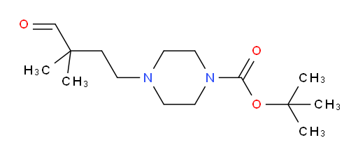 tert-butyl 4-(3,3-dimethyl-4-oxobutyl)piperazine-1-carboxylate