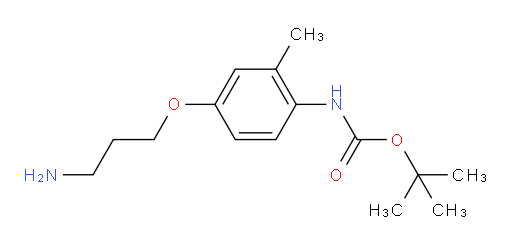 tert-butyl N-[4-(3-aminopropoxy)-2-methylphenyl]carbamate