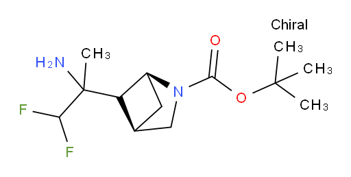 tert-butyl (1S,4R)-5-(2-amino-1,1-difluoropropan-2-yl)-2-azabicyclo[2.1.1]hexane-2-carboxylate