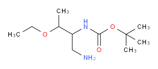 tert-butyl N-(1-amino-3-ethoxybutan-2-yl)carbamate