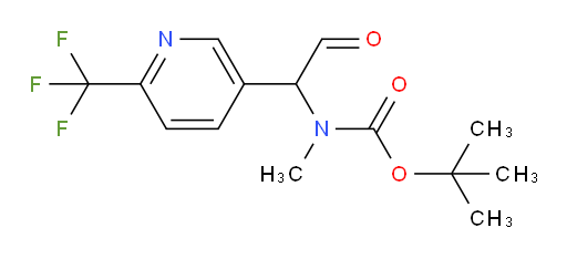 tert-butyl N-methyl-N-{2-oxo-1-[6-(trifluoromethyl)pyridin-3-yl]ethyl}carbamate