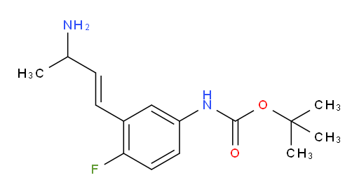 tert-butyl N-[3-(3-aminobut-1-en-1-yl)-4-fluorophenyl]carbamate