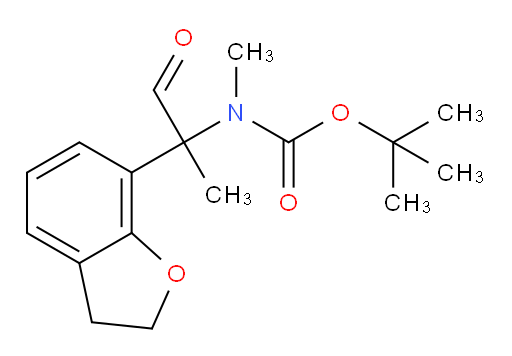 tert-butyl N-[2-(2,3-dihydro-1-benzofuran-7-yl)-1-oxopropan-2-yl]-N-methylcarbamate