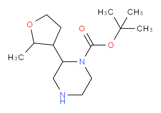 tert-butyl 2-(2-methyloxolan-3-yl)piperazine-1-carboxylate