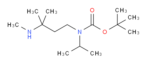 tert-butyl N-[3-methyl-3-(methylamino)butyl]-N-(propan-2-yl)carbamate