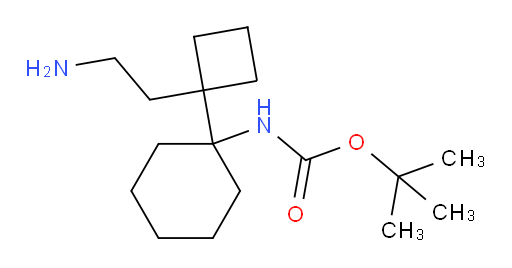 tert-butyl N-{1-[1-(2-aminoethyl)cyclobutyl]cyclohexyl}carbamate