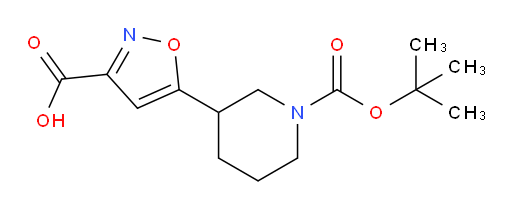 5-{1-[(tert-butoxy)carbonyl]piperidin-3-yl}-1,2-oxazole-3-carboxylic acid