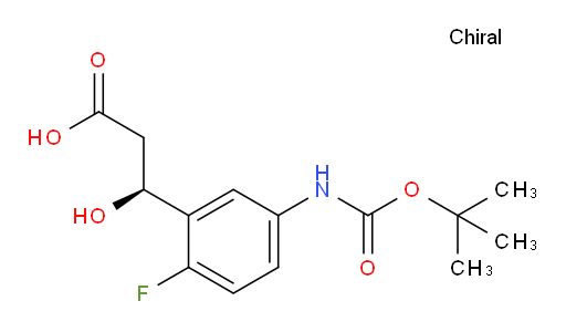 (3S)-3-(5-{[(tert-butoxy)carbonyl]amino}-2-fluorophenyl)-3-hydroxypropanoic acid
