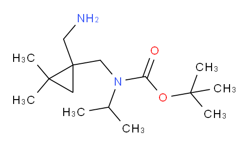 tert-butyl N-{[1-(aminomethyl)-2,2-dimethylcyclopropyl]methyl}-N-(propan-2-yl)carbamate
