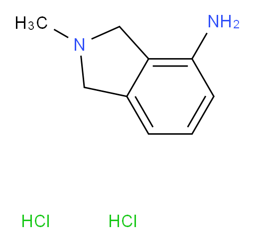 2-methyl-2,3-dihydro-1H-isoindol-4-amine dihydrochloride