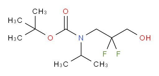 tert-butyl N-(2,2-difluoro-3-hydroxypropyl)-N-(propan-2-yl)carbamate
