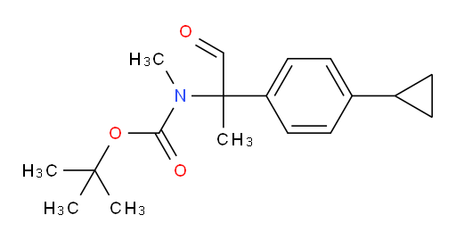 tert-butyl N-[2-(4-cyclopropylphenyl)-1-oxopropan-2-yl]-N-methylcarbamate