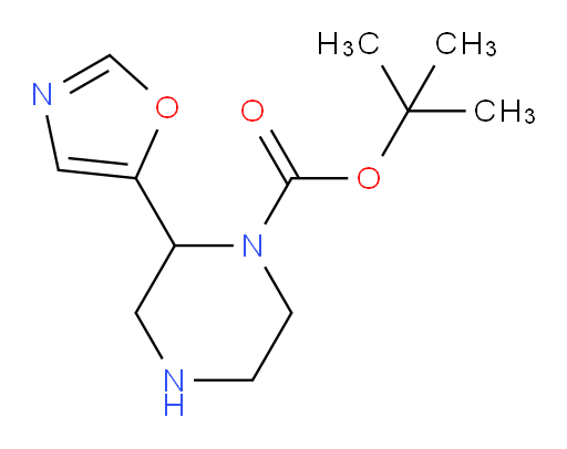 tert-butyl 2-(1,3-oxazol-5-yl)piperazine-1-carboxylate