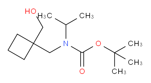 tert-butyl N-{[1-(hydroxymethyl)cyclobutyl]methyl}-N-(propan-2-yl)carbamate