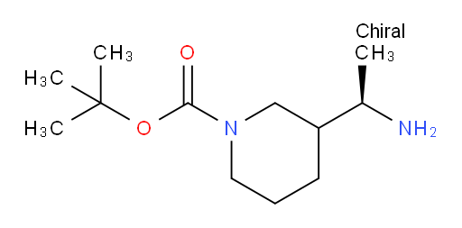 tert-butyl 3-[(1R)-1-aminoethyl]piperidine-1-carboxylate