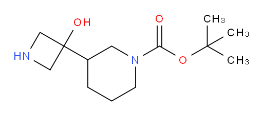 tert-butyl 3-(3-hydroxyazetidin-3-yl)piperidine-1-carboxylate