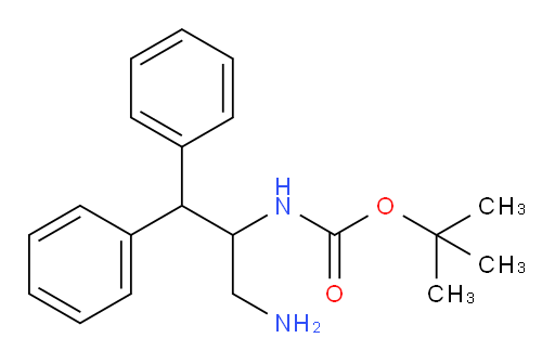 tert-butyl N-(3-amino-1,1-diphenylpropan-2-yl)carbamate
