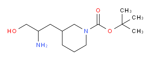 tert-butyl 3-(2-amino-3-hydroxypropyl)piperidine-1-carboxylate