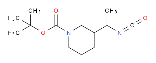 tert-butyl 3-(1-isocyanatoethyl)piperidine-1-carboxylate