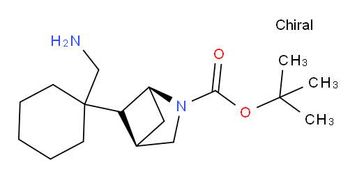 tert-butyl (1S,4R)-5-[1-(aminomethyl)cyclohexyl]-2-azabicyclo[2.1.1]hexane-2-carboxylate
