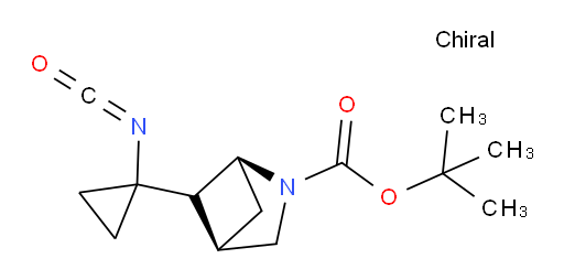 tert-butyl (1S,4R)-5-(1-isocyanatocyclopropyl)-2-azabicyclo[2.1.1]hexane-2-carboxylate