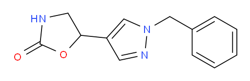 5-(1-benzyl-1H-pyrazol-4-yl)-1,3-oxazolidin-2-one