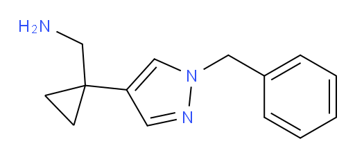 [1-(1-benzyl-1H-pyrazol-4-yl)cyclopropyl]methanamine