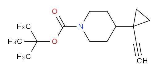 tert-butyl 4-(1-ethynylcyclopropyl)piperidine-1-carboxylate