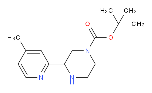 tert-butyl 3-(4-methylpyridin-2-yl)piperazine-1-carboxylate
