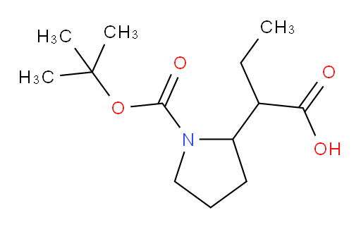 2-{1-[(tert-butoxy)carbonyl]pyrrolidin-2-yl}butanoic acid