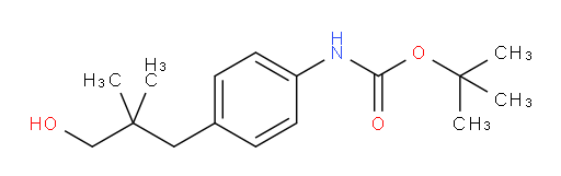 tert-butyl N-[4-(3-hydroxy-2,2-dimethylpropyl)phenyl]carbamate