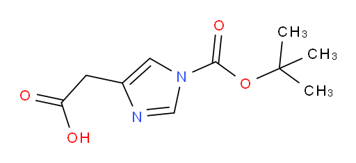 2-{1-[(tert-butoxy)carbonyl]-1H-imidazol-4-yl}acetic acid