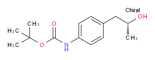 tert-butyl N-{4-[(2R)-2-hydroxypropyl]phenyl}carbamate