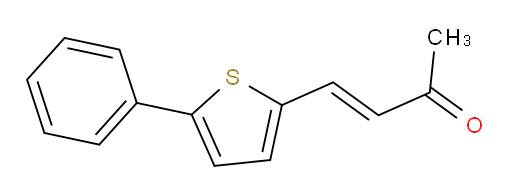 4-(5-phenylthiophen-2-yl)but-3-en-2-one