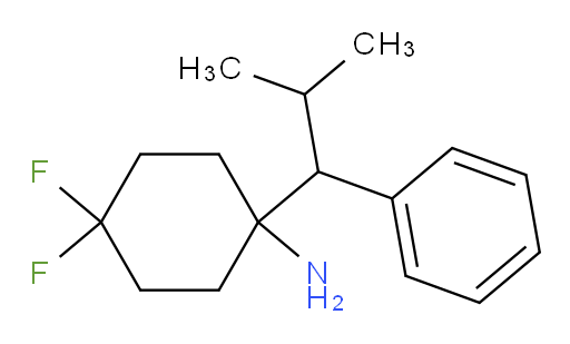4,4-difluoro-1-(2-methyl-1-phenylpropyl)cyclohexan-1-amine