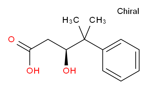 (3S)-3-hydroxy-4-methyl-4-phenylpentanoic acid