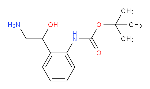 tert-butyl N-[2-(2-amino-1-hydroxyethyl)phenyl]carbamate