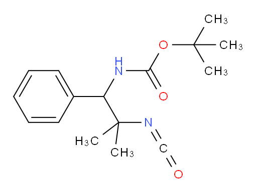 tert-butyl N-(2-isocyanato-2-methyl-1-phenylpropyl)carbamate