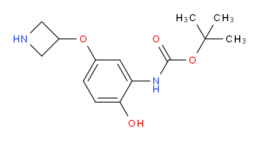 tert-butyl N-[5-(azetidin-3-yloxy)-2-hydroxyphenyl]carbamate