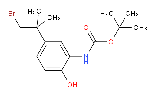 tert-butyl N-[5-(1-bromo-2-methylpropan-2-yl)-2-hydroxyphenyl]carbamate