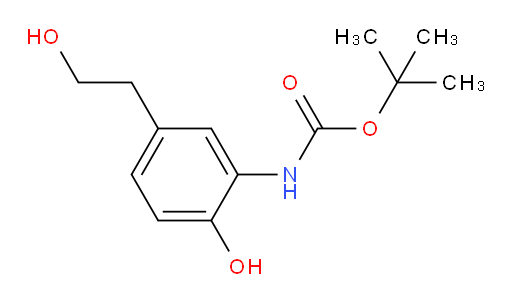 tert-butyl N-[2-hydroxy-5-(2-hydroxyethyl)phenyl]carbamate