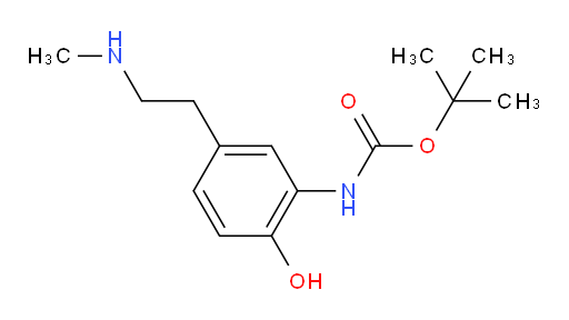 tert-butyl N-{2-hydroxy-5-[2-(methylamino)ethyl]phenyl}carbamate