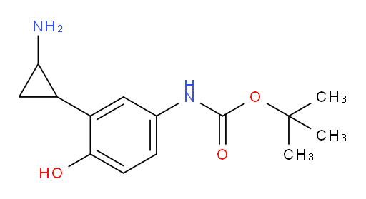 tert-butyl N-[3-(2-aminocyclopropyl)-4-hydroxyphenyl]carbamate