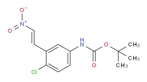 tert-butyl N-[4-chloro-3-(2-nitroethenyl)phenyl]carbamate