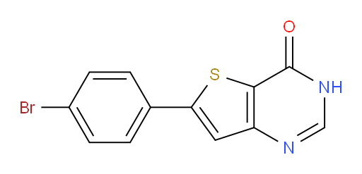 6-(4-bromophenyl)-3H,4H-thieno[3,2-d]pyrimidin-4-one