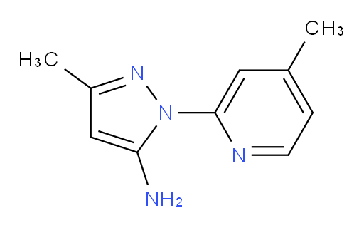 3-methyl-1-(4-methylpyridin-2-yl)-1H-pyrazol-5-amine